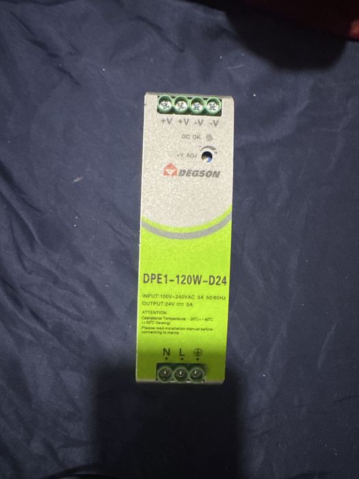 Zasilacz na szynę DIN 120W 24V 5A DPE1-120W D24