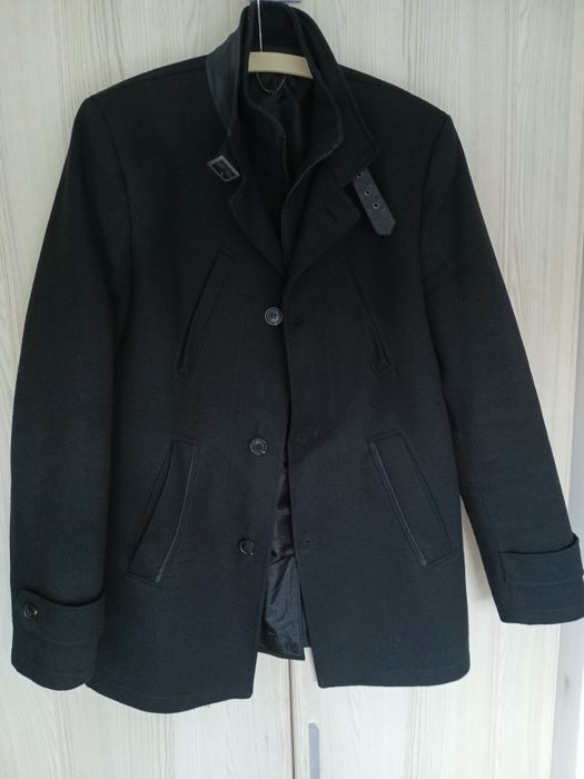 Płaszcz meski czarny