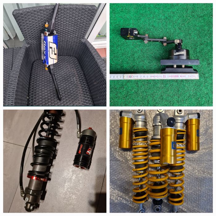Amortyzator skrętu Flexx Elka Öhlins części quad raptor yfz trx ltr
