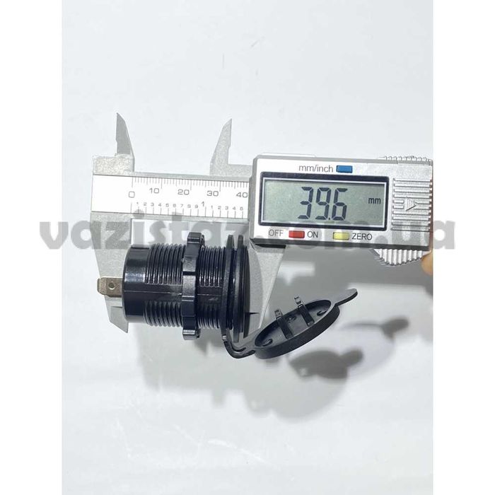 USB розетка + вольтметр QC 3.0USB + PD Type-C 12В-24В быстрая зарядка