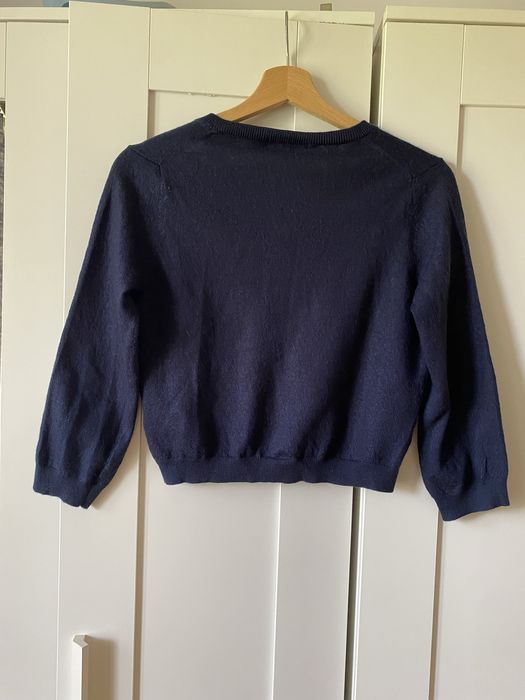 Wełniane eleganckie bolerko sweter z wełny premium Boden m/l
