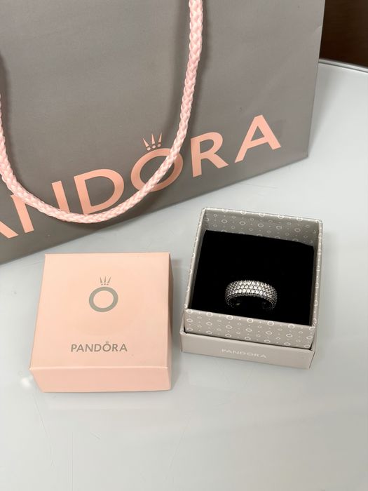 Кільце Pandora "Три ряди паве", оригінал