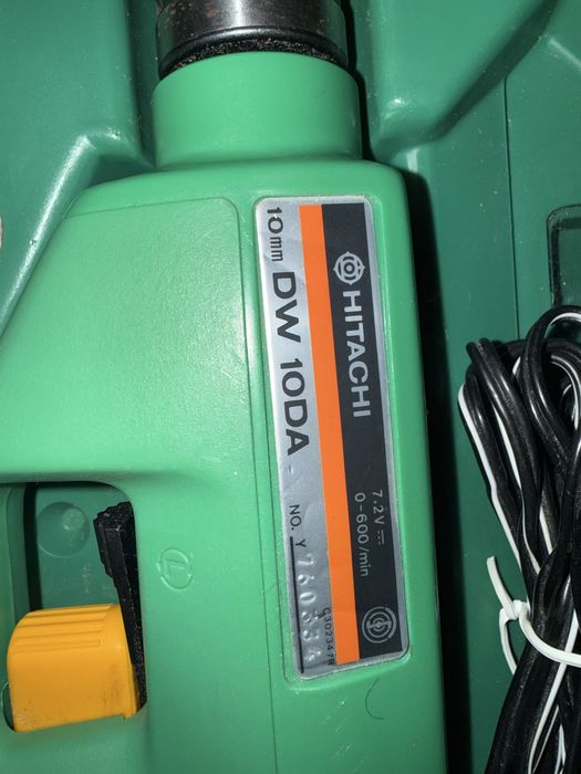 NOWA / NOS Kolekcjonerska wiertarka Hitachi DW 10DA – Unikat 7.2V
