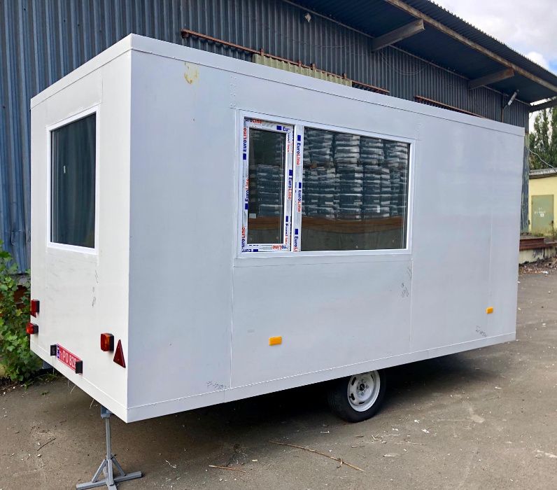 Прицеп кіоск для торгівлі кавʼярня на колесах фудтрак купава фургон