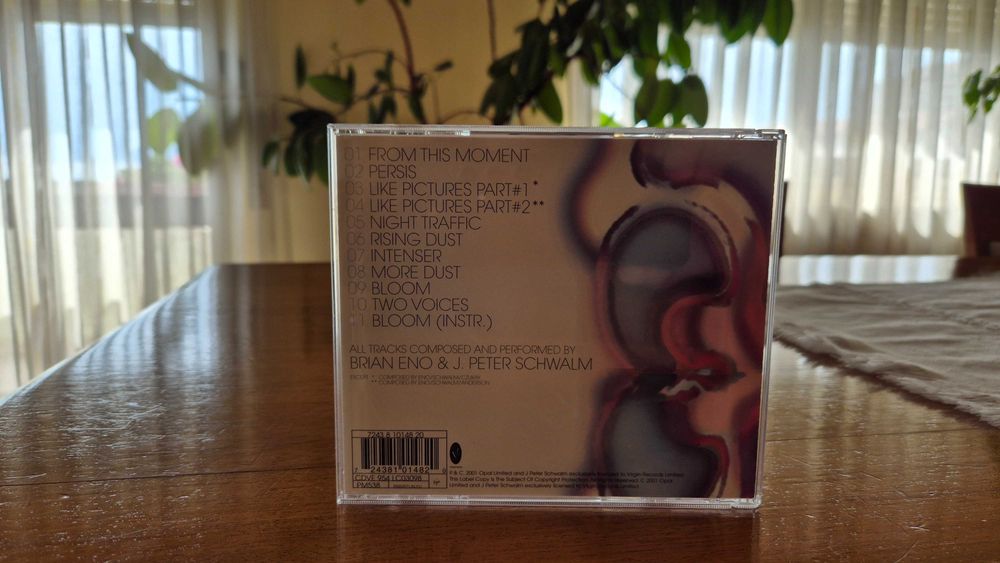 Vendo CD de música "Drawn From Life", do visionário BRIAN ENO (c/ PETER SCHWALM) !
