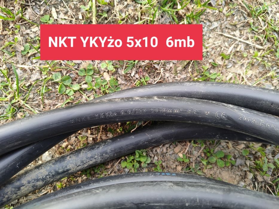 Kabel  nkt YKYżo 5x10  6m
