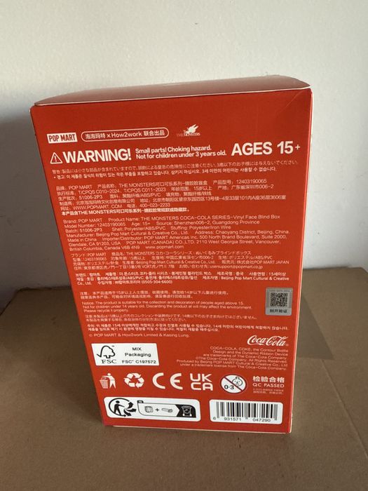 Labubu CocaCola PopMart Original