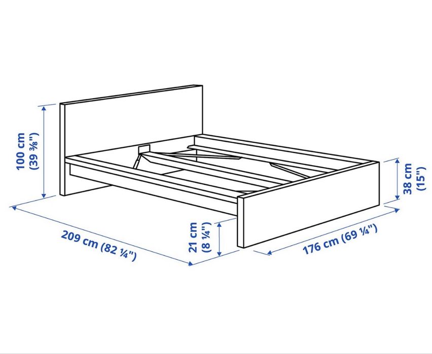 Cama de casal Malm - IKEA