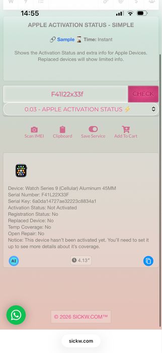 Apple Watch 9 45mm LTE Midnight 100%