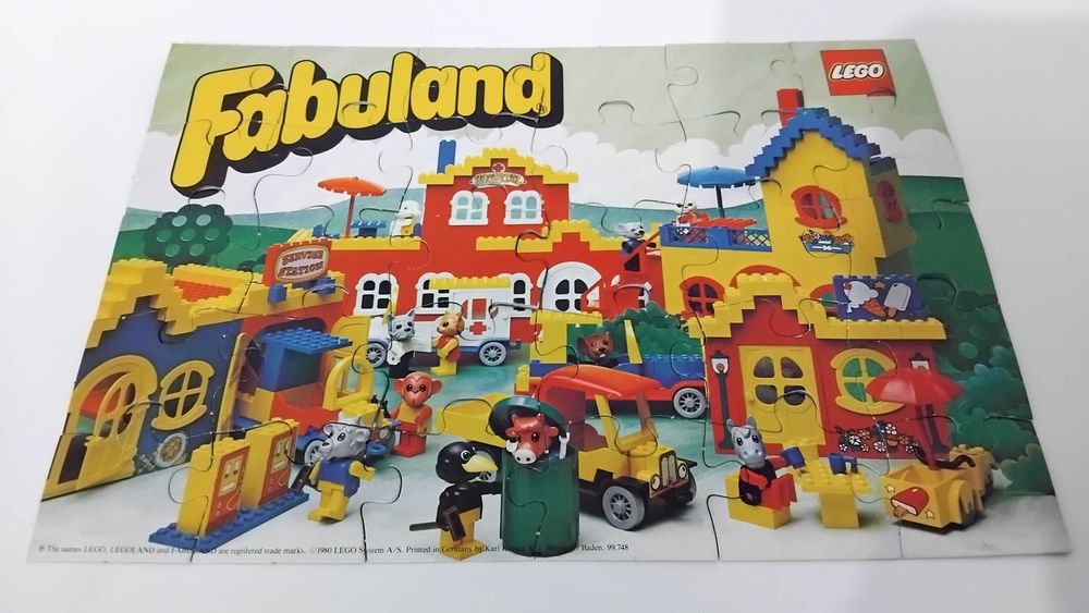 LEGO Fabuland Puzzle 1980