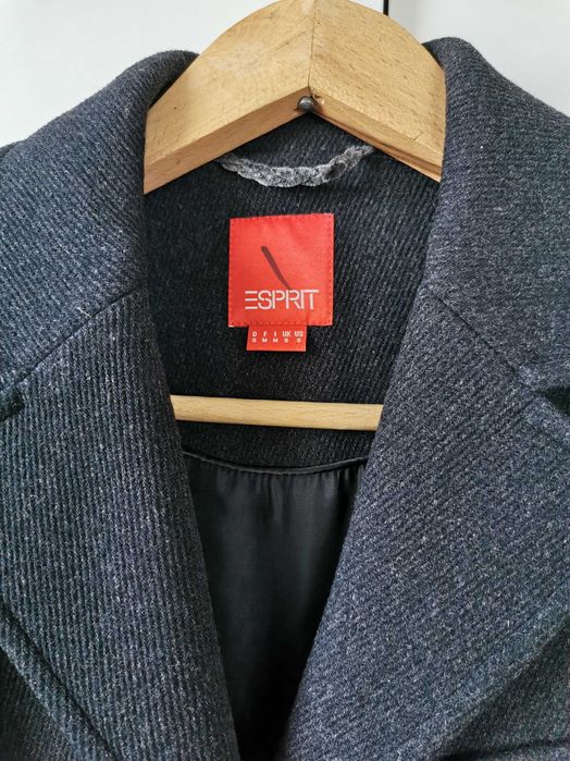 Płaszcz damski Espirit M ciemnoszary