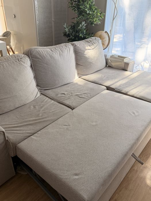 Sofá cama com chaise longue