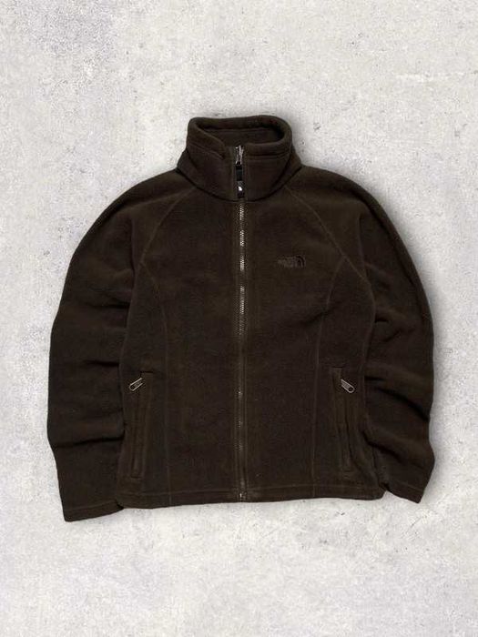 The north face brązowy Polar bluza polarowa zip fleece tnf brown