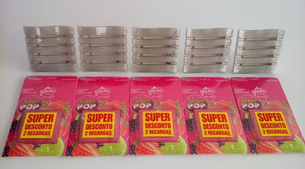 Invulgares ambientadores elétricos Glade Discreet Decor + recarga
