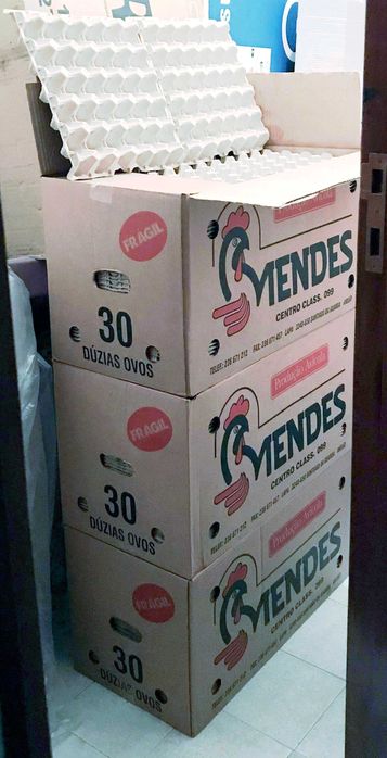 80 Caixas Bandejas de ovos para 30 ovos ( p produtores ovos galinha)