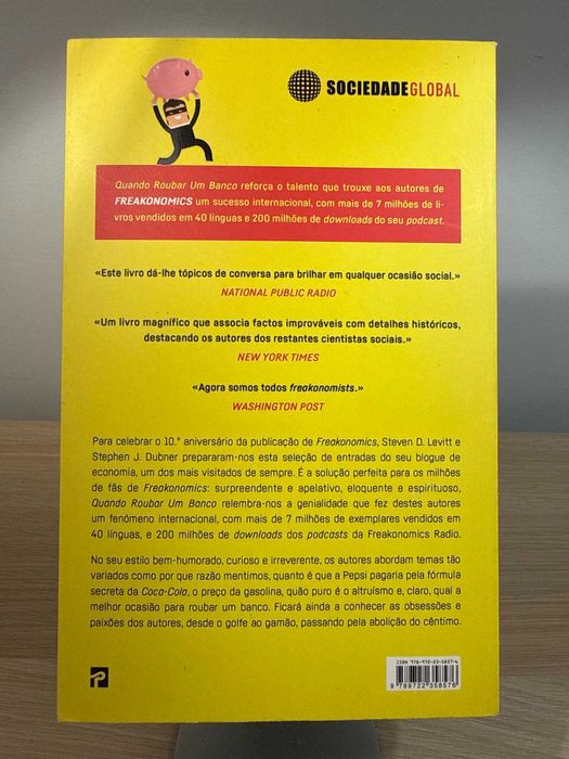 Quando Roubar Um Banco — Steven D. Levitt & Stephen J. Dubner