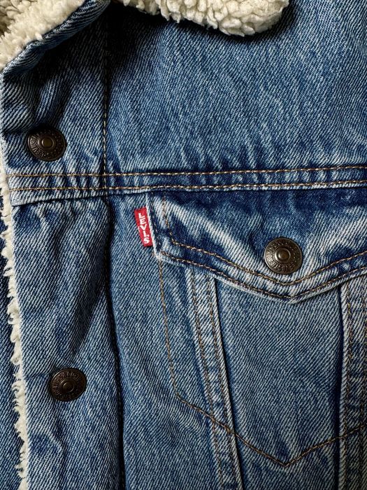 Джинсова куртка Levi’s Premium Sherpa M