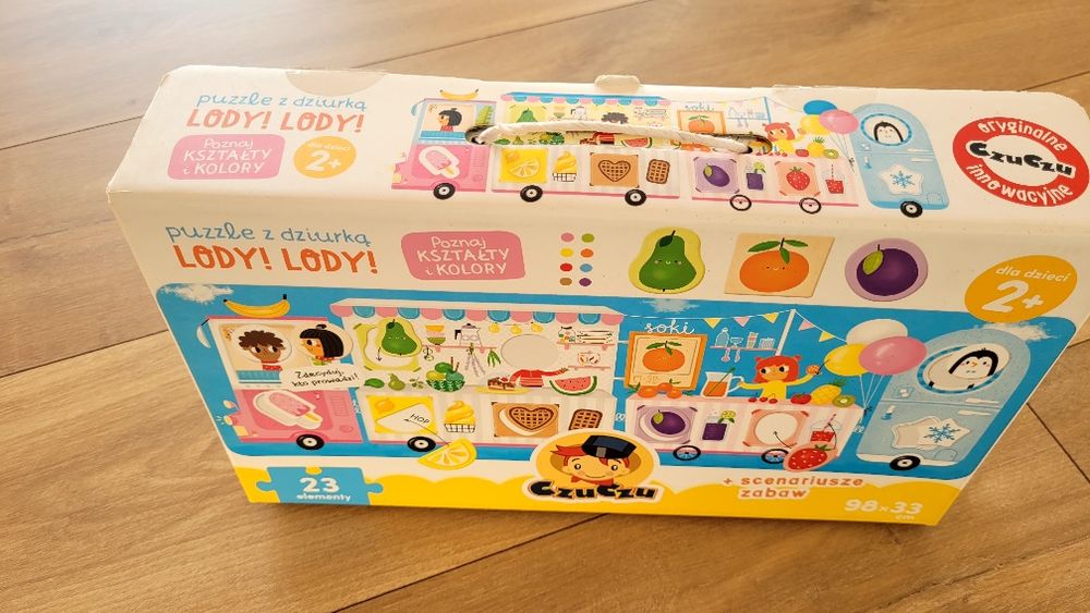 Czu czu maxi puzzle z dziurką autobus,Lody!
