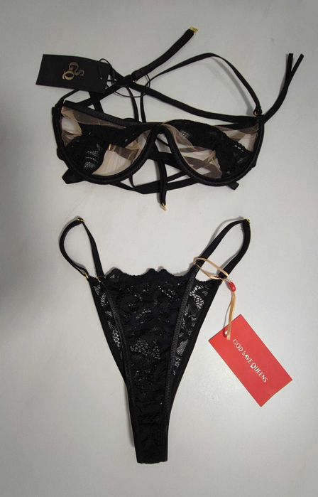 Komplet bielizny ALEXA marki God Save Queens - rozmiar XS