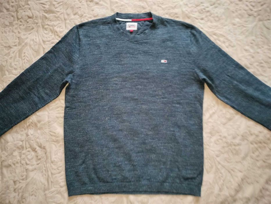 Tommy Hilfiger lekki sweter, rozm.L, stan BDB