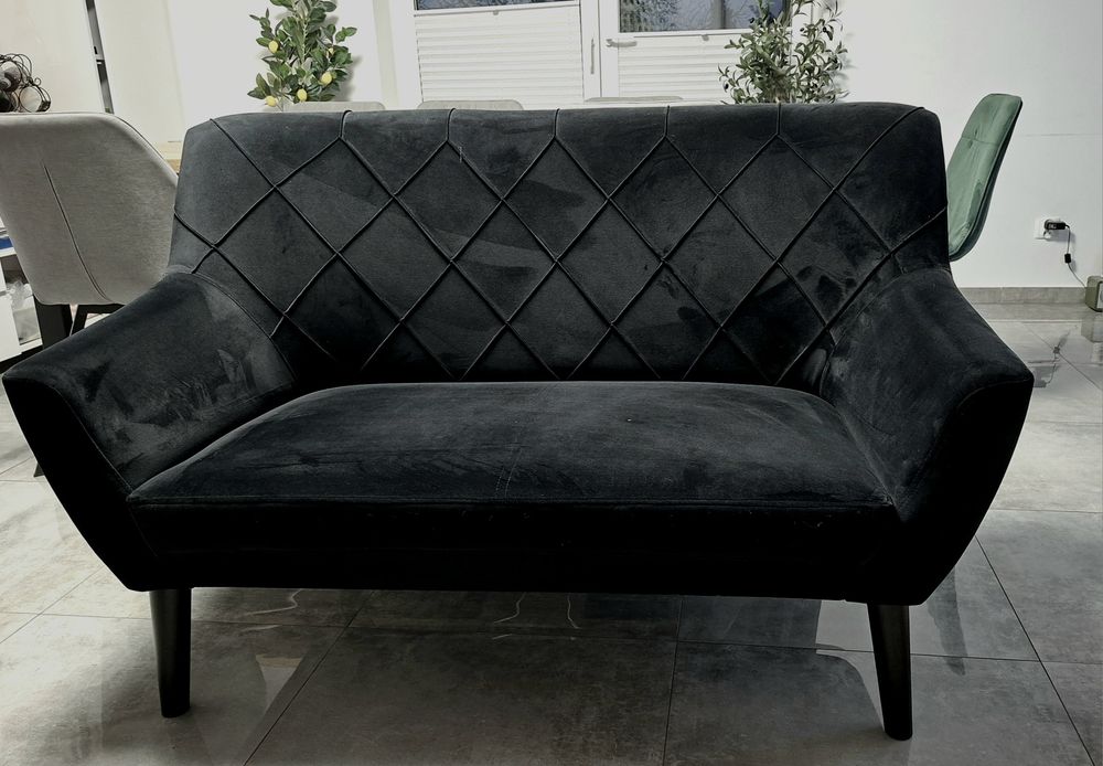 Sofa 2 osobowa welurowa