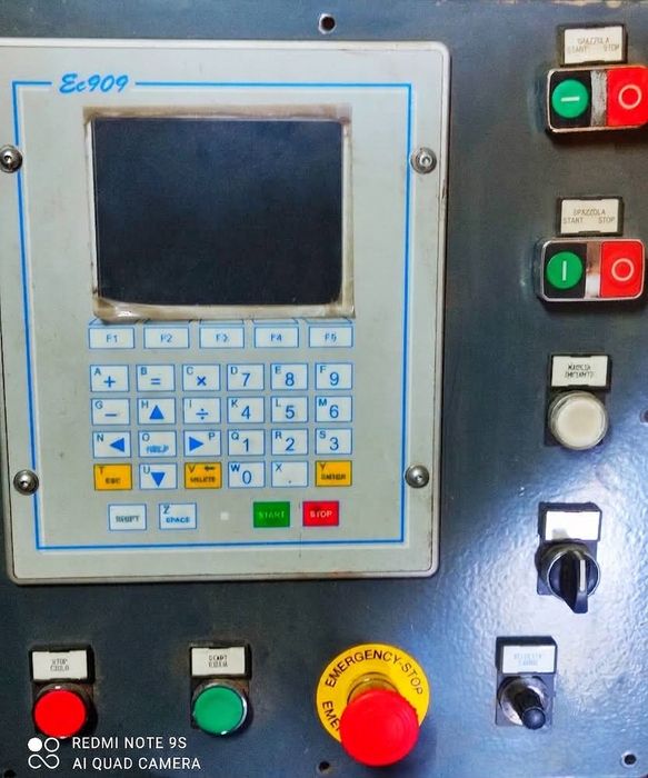 Panel operatorski ELCON EC909 Italy Sterownik PLC Tokarka Frezarka CNC