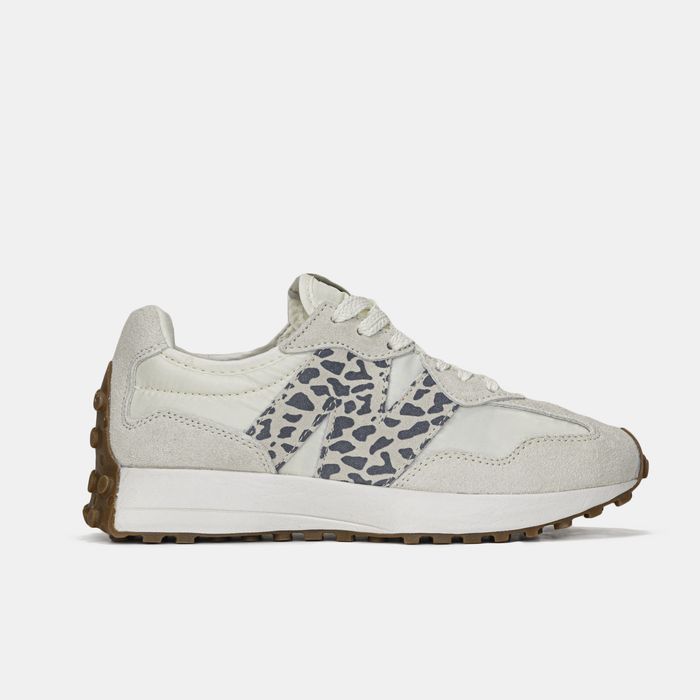 New Balance 327 White Leopard