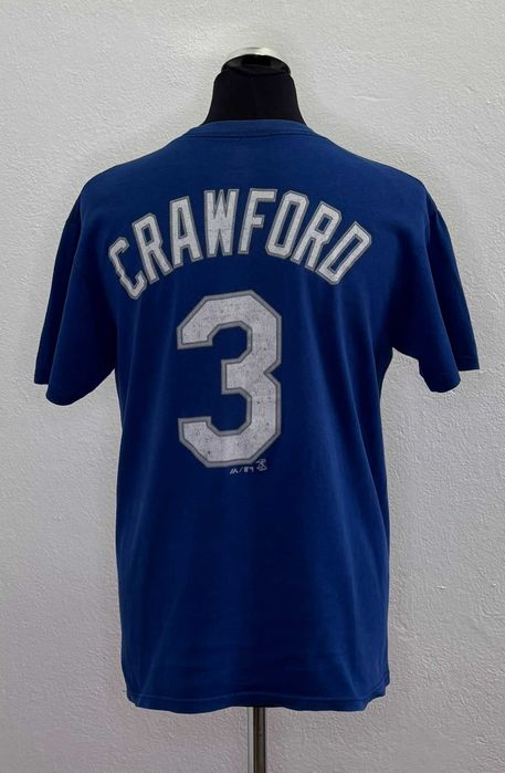 Koszulka Los Angeles Dodgers Crawford #3 Majestic MLB Roz. M