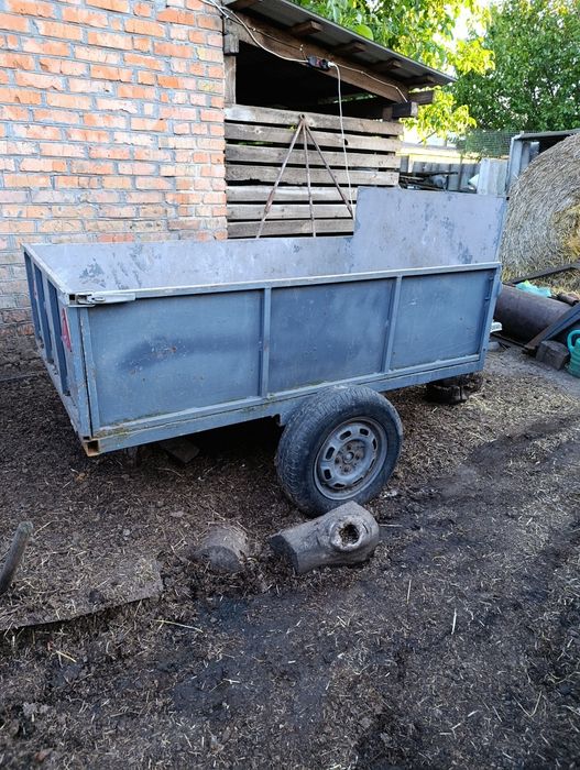 Прицеп причіп мотоблока або мінітрактора