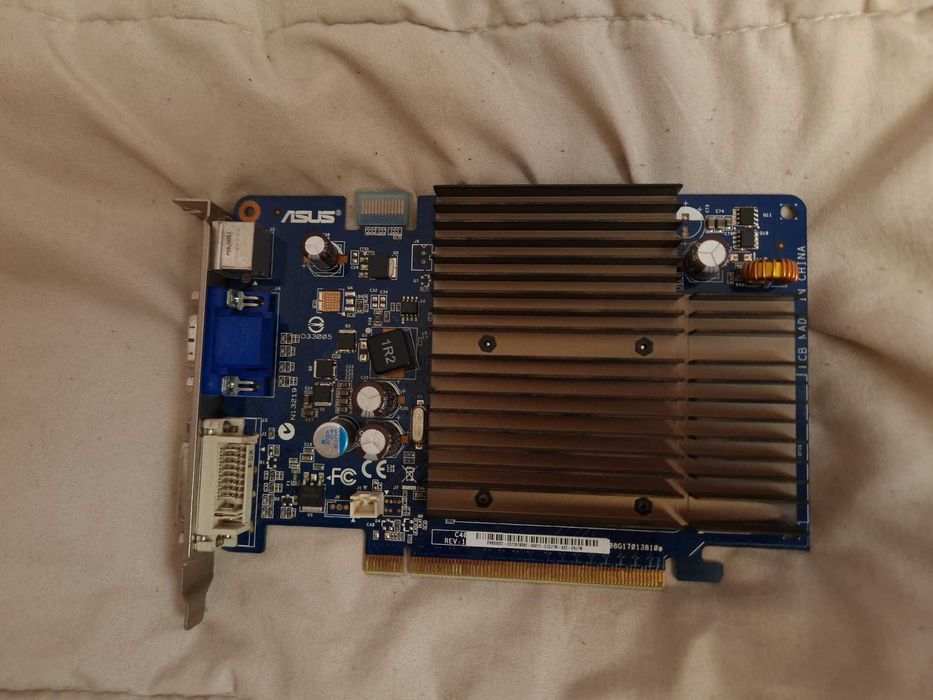ASUS GeForce 8500 GT 512MB PCI-E (G86) cicha pasywna Retro / XP