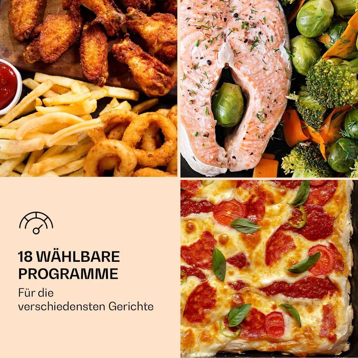 Аерофритюрниця аэрогриль мини духовка Аэрофритюр Klarstein Vigor Air