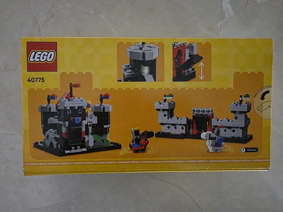 Lego 40775 Mini Knight's Castle - Set Exclusivo Novo e Selado