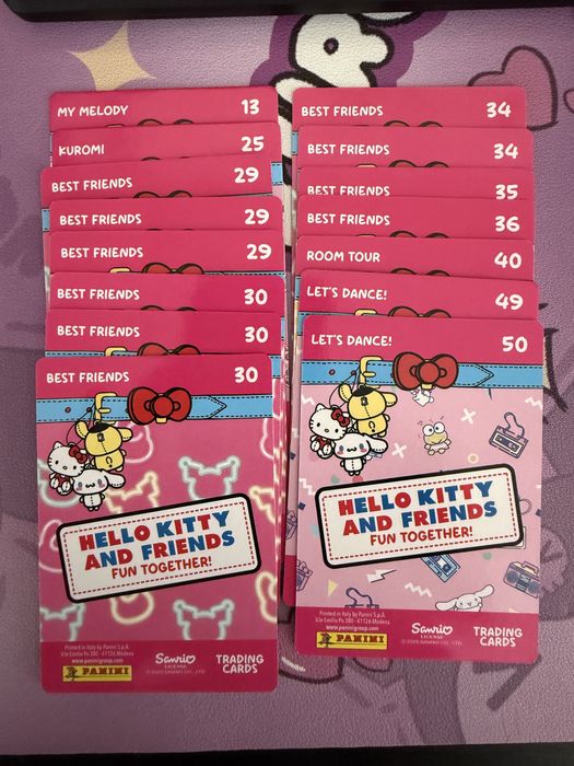 Cartas Hello Kitty and Friends (1-50)