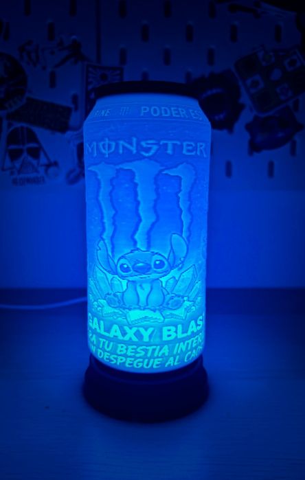 Lampada Stich Monster Energy