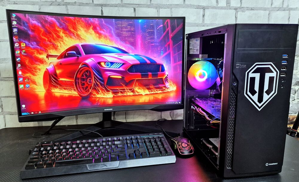 Мощний Пк i3 9100 Rx480 4gb Cs2 GtaV Dota2 WoT Rust PubG