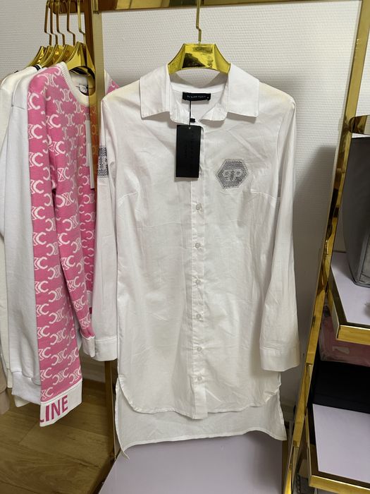 Długa koszula cyrkinie Philipp Plein S