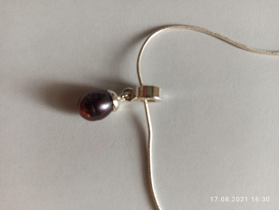 Бижутерия Ив Роше, цветной натуральный культивированный жемчуг, гарнит