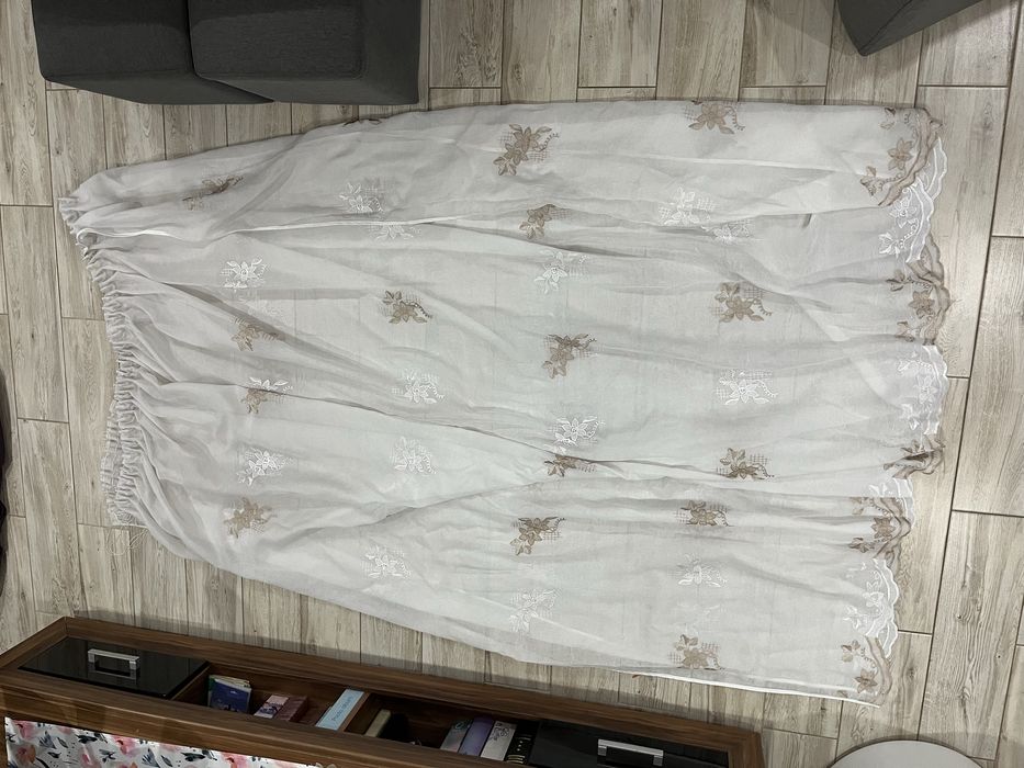 Firana biała 200 cm