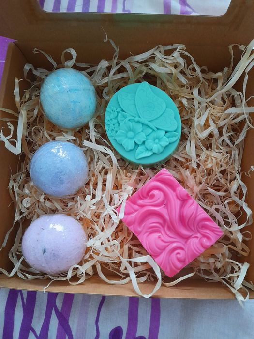 Zestawy mydełek prezentowych dzień matki, Babci, walentynki, urodziny