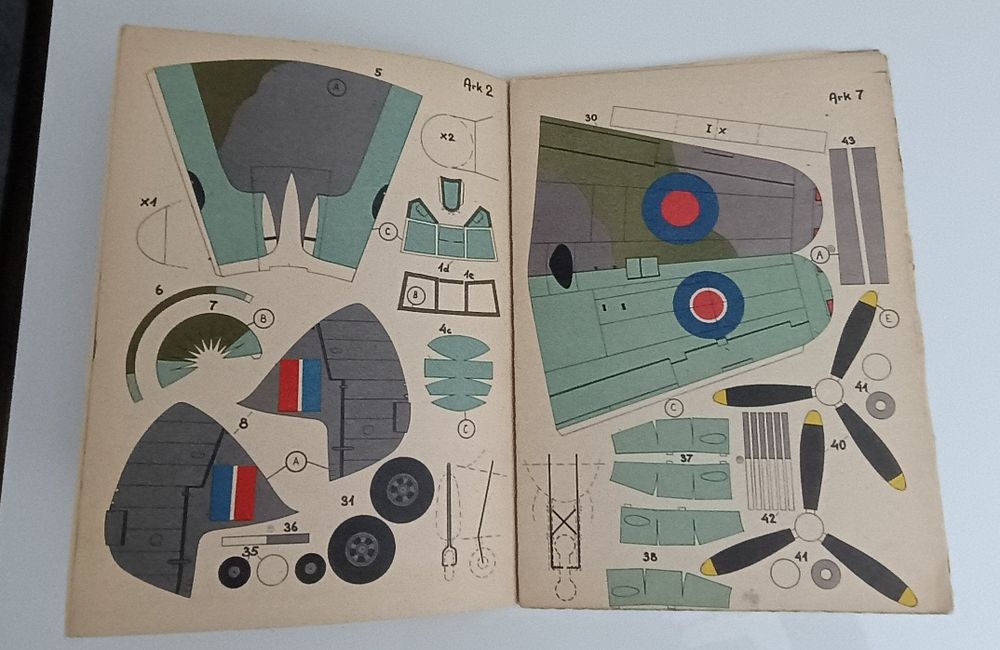Mały Modelarz 1/1987 – Bristol Beaufighter Mk VI F (Arkusze bdb!)
