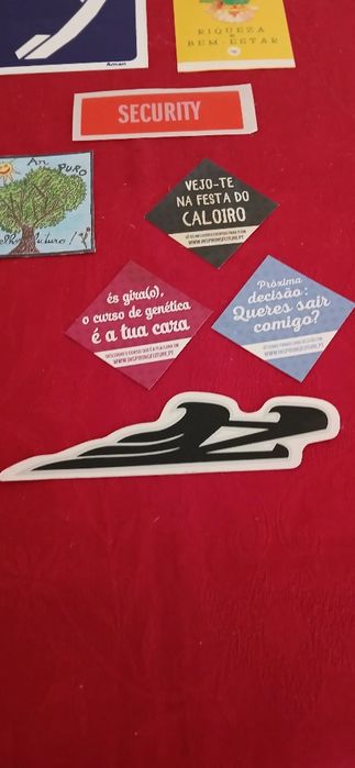 10 Autocolantes, novos
