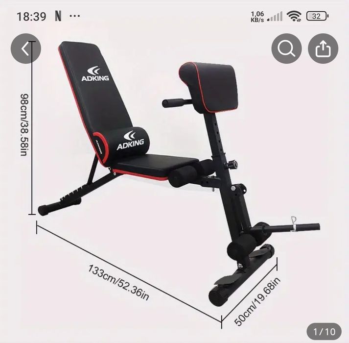 Vendo banco musculação