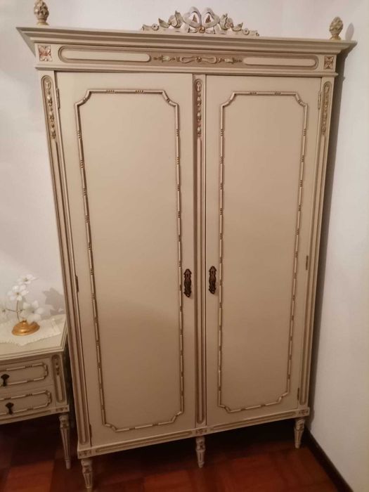 Quarto completo vintage (c/ cama de ferro)