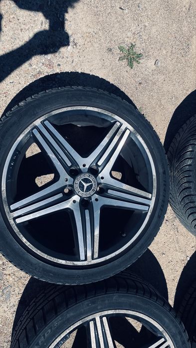 Felgi Mercedes AMG 18” 5x112 ET48 + 2xopony zimowe Michelin 235/40 R18 | komplet