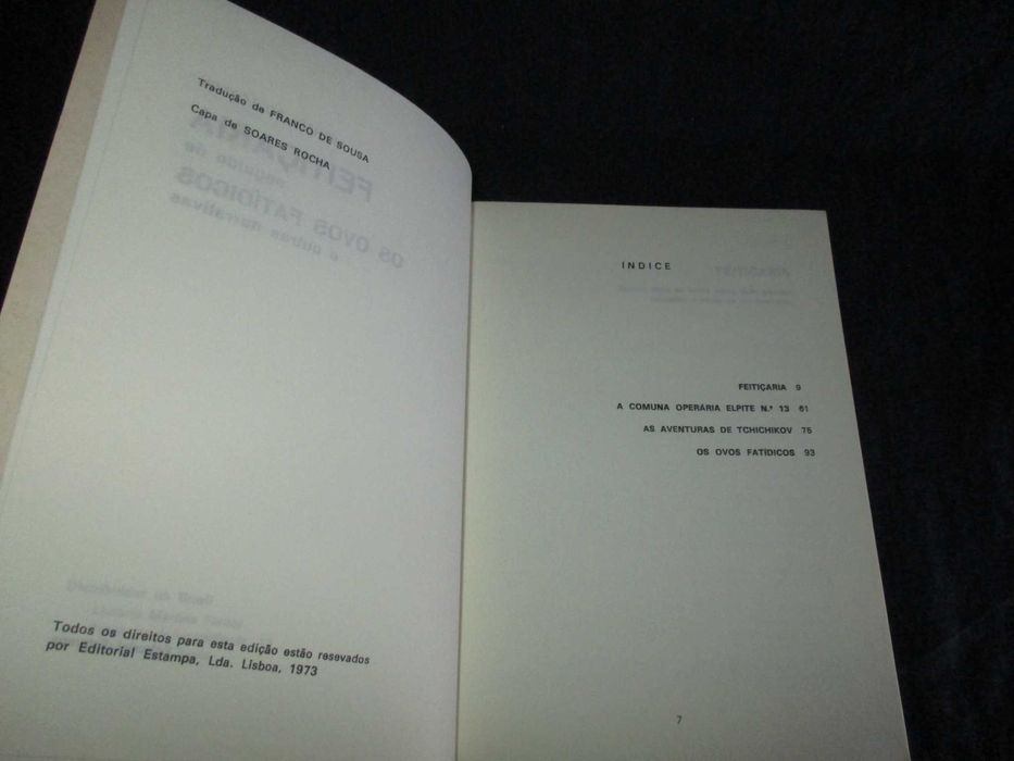 Livro Feitiçaria seguido de Os Ovos Fatídicos e Outras Narrativas