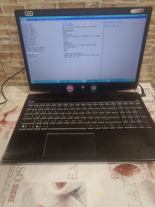 Ігровий ноутбук HP gaming pavilion 15-cx0132ur як донор чи під відновлення
