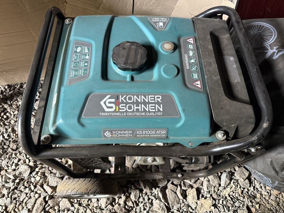Инверторный генератор Könner & Söhnen KS 8100iE ATSR — мощный, тихий и экономичный