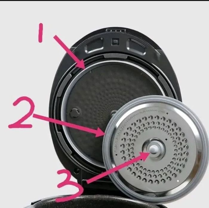 KIT BORRACHAS DE VEDAÇÃO Cuckoo Rice Cooker 28cm (3 Peças) - Novas