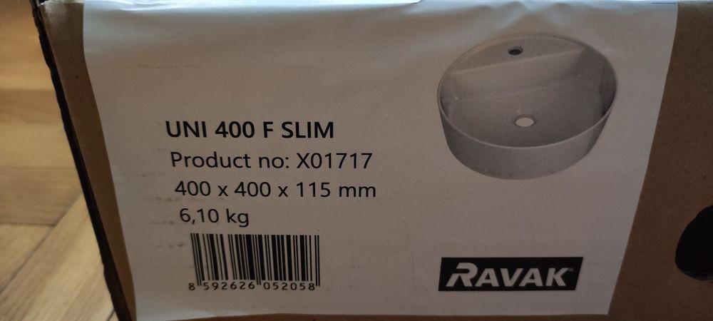 Umywalka Ravak UNI 400 F Slim Ceramiczna