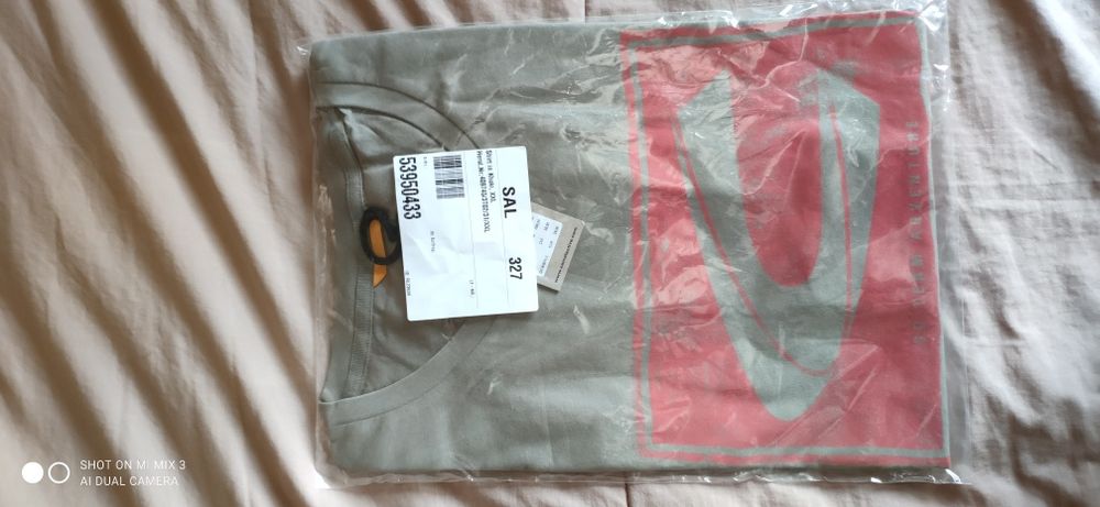 Camel Active oliwkowy t-shirt rozm XXL organiczna bawełna